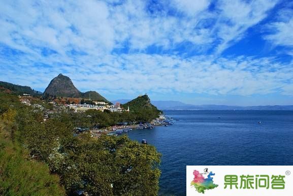 撫仙湖祿充風景區全景地圖